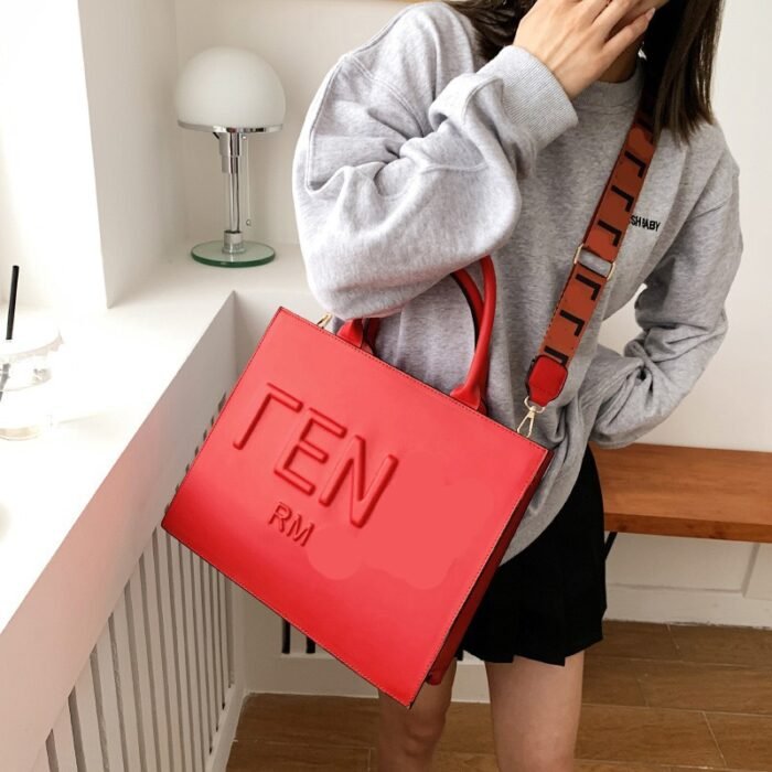 2024 printemps nouvelle grande capacité casual classique simple sac fourre-tout de banlieue de haute qualité sac pour femmes de haute qualité transfrontalier - Image 3