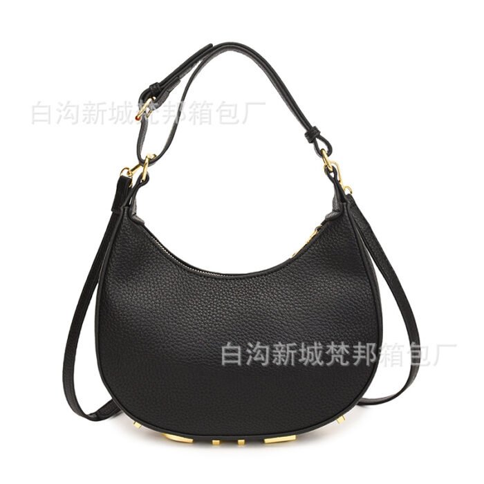 Sacs de mode européens et américains transfrontaliers, nouvelle version coréenne du sac à une épaule pour femmes, sac à aisselles, sac à main en texture ins - Image 5