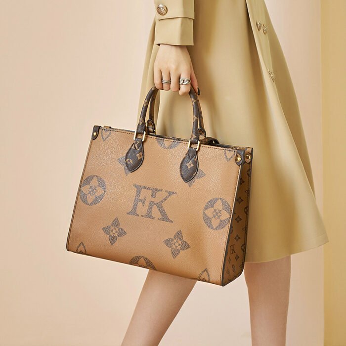 Famille d’ânes avec le même printemps et été 2025 nouveau sac à main de grande capacité tendance et polyvalent, sac fourre-tout, aisselle une épaule, sac à langer de style étranger