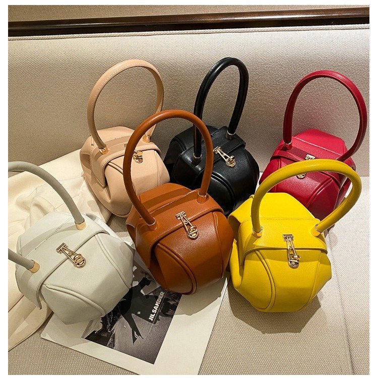2025 Printemps Nouveau Sac À Main Personnalité Transfrontalière Sac À Main En Forme De Pomme, Sac Rétro De Mode Unique, Sac Pour Femmes De Boulettes