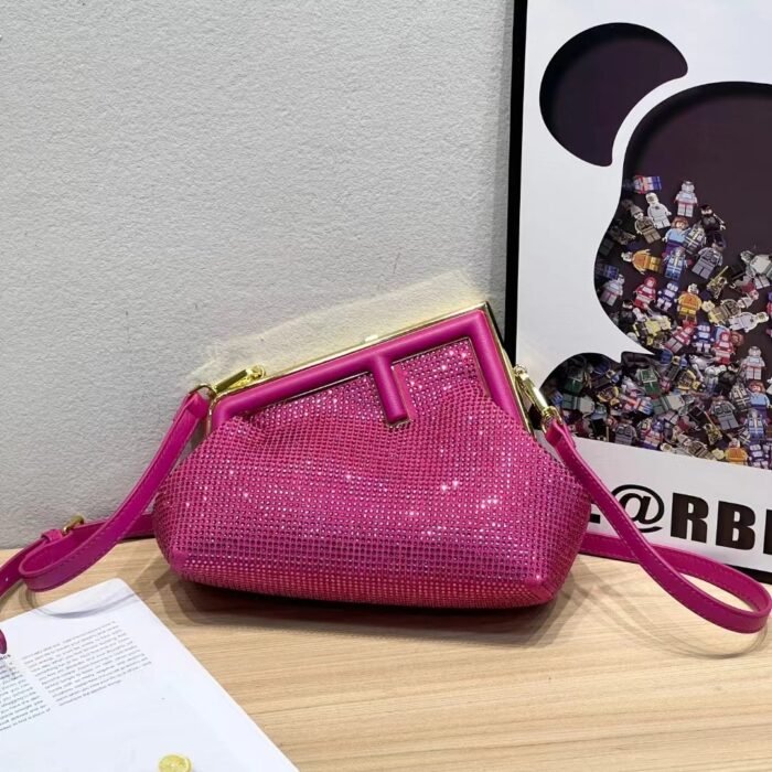 Sac incrusté de diamants, nouvelle version coréenne pour femme du sac à clip rétro de la mode, tenant une étoile de la tendance à une épaule avec la même apparence, sac pour femme - Image 2