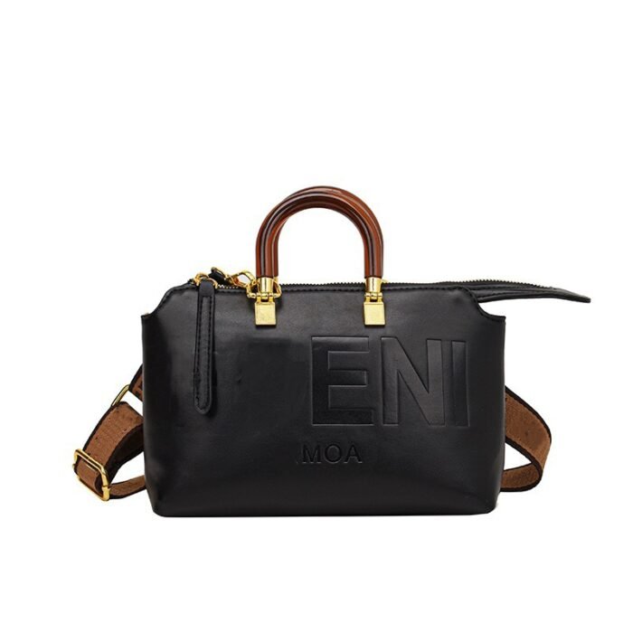 Haut de gamme léger luxe rétro Boston petit sac femme sac de banlieue texture de mode polyvalent épaule bandoulière sac à main - Image 5