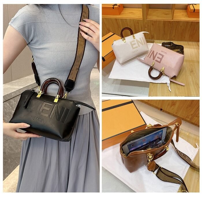 Haut de gamme léger luxe rétro Boston petit sac femme sac de banlieue texture de mode polyvalent épaule bandoulière sac à main - Image 4