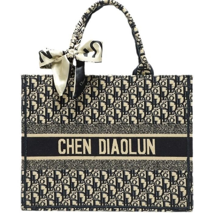 Sac fourre-tout, sac de classe pour femmes de grande capacité de haute qualité, sac de banlieue polyvalent pour femmes de style printanier, sac en toile à main - Image 5