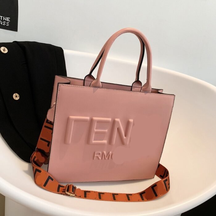 2024 printemps nouvelle grande capacité casual classique simple sac fourre-tout de banlieue de haute qualité sac pour femmes de haute qualité transfrontalier - Image 2