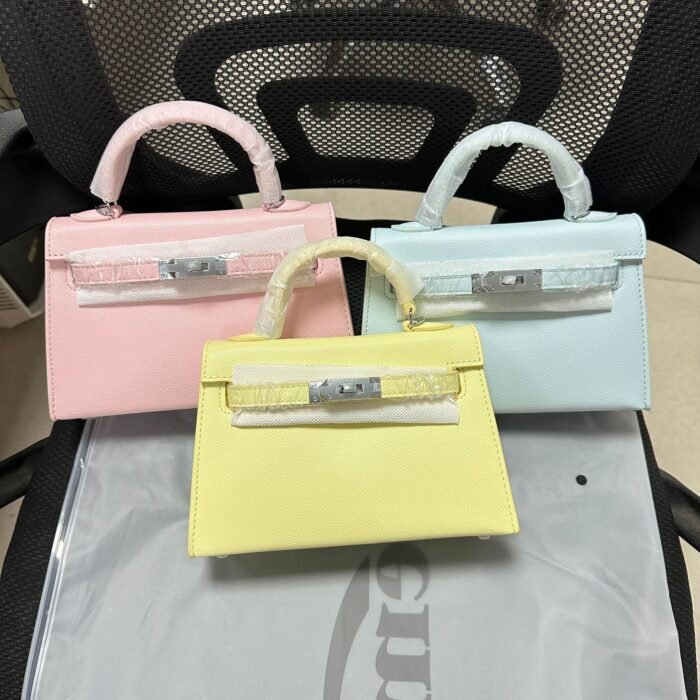 Commerce extérieur transfrontalier kelly sac femme mode classique imprimé palmier deuxième génération mini kelly sac à bandoulière une épaule sac à main femme - Image 4
