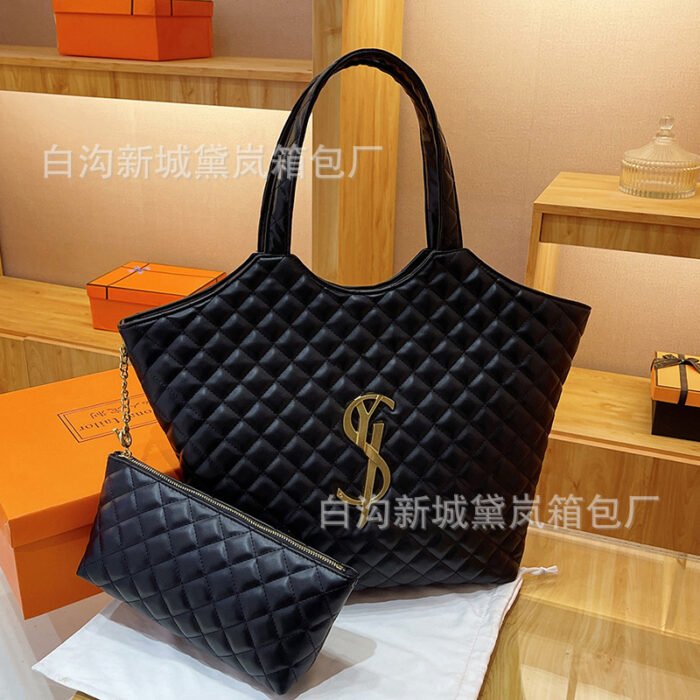 Français Niche Sac Sac Grand Sac Femmes 2024 Nouvelle Mode Polyvalent Sac À Main Une Épaule Grande Capacité Lingge Sac Fourre-Tout - Image 2