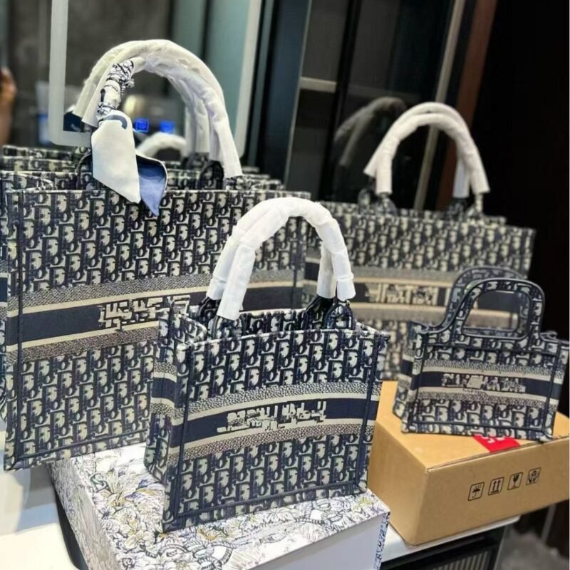 D maison broderie classique sac à provisions grande capacité sac fourre-tout super énergie ouvert commerce extérieur fourre-tout transfrontalier