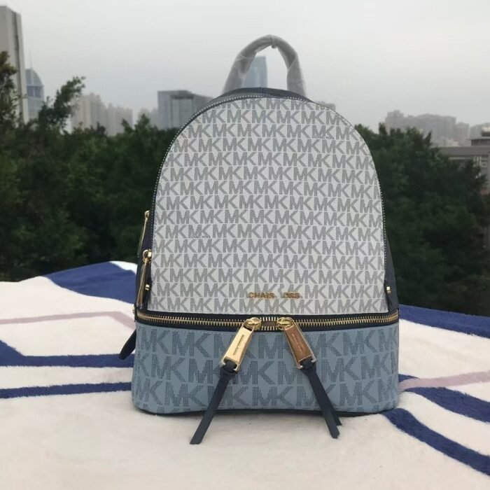 2024 Nouveau MK Presbyopia Sac à dos Lettre colorée Sac à dos Grande Capacité Sac polyvalent Mode Voyage Navetteur Sac à dos - Image 4