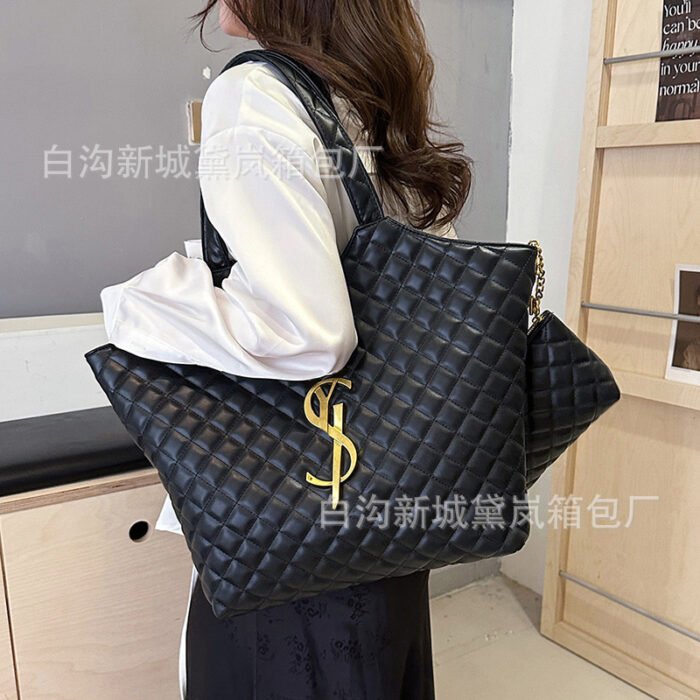 Français Niche Sac Sac Grand Sac Femmes 2024 Nouvelle Mode Polyvalent Sac À Main Une Épaule Grande Capacité Lingge Sac Fourre-Tout - Image 4