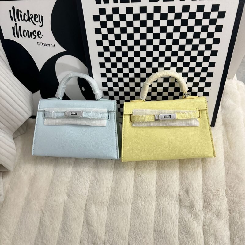 Commerce extérieur transfrontalier kelly sac femme mode classique imprimé palmier deuxième génération mini kelly sac à bandoulière une épaule sac à main femme