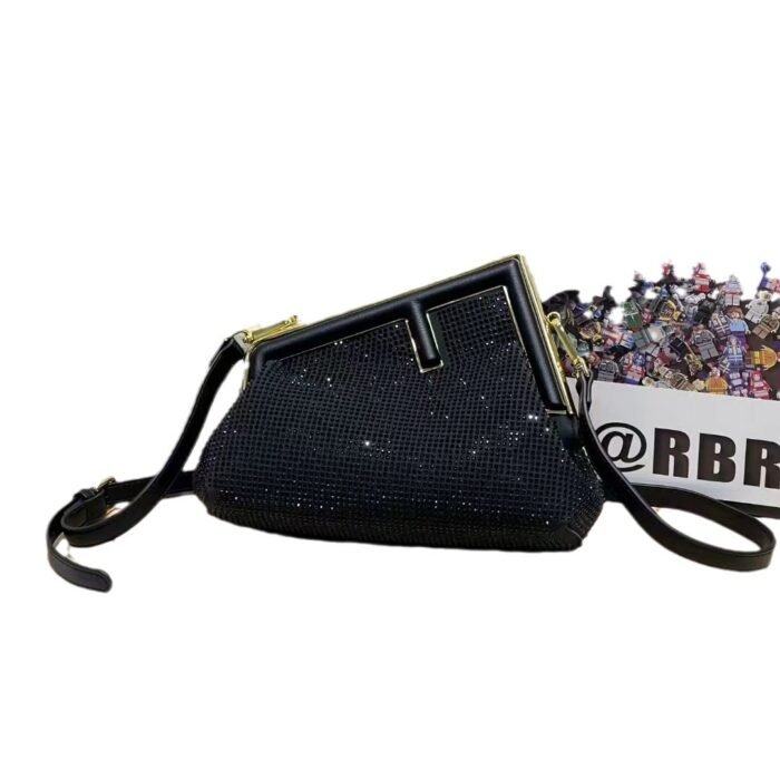 Sac incrusté de diamants, nouvelle version coréenne pour femme du sac à clip rétro de la mode, tenant une étoile de la tendance à une épaule avec la même apparence, sac pour femme - Image 5