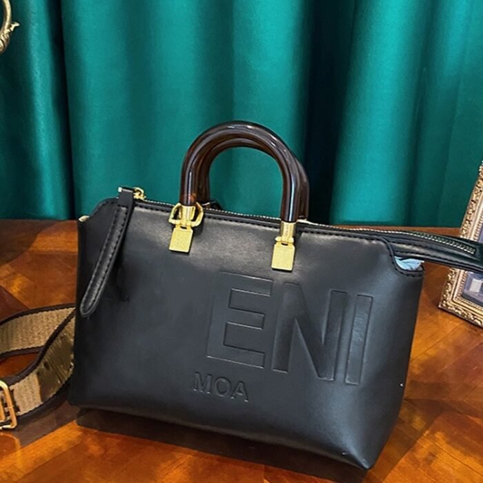 Haut de gamme léger luxe rétro Boston petit sac femme sac de banlieue texture de mode polyvalent épaule bandoulière sac à main - Image 2