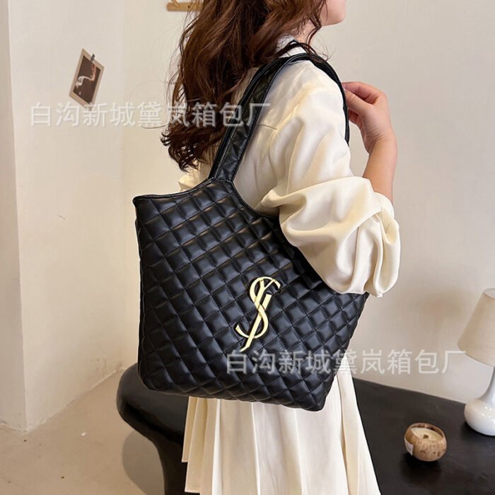 Français Niche Sac Sac Grand Sac Femmes 2024 Nouvelle Mode Polyvalent Sac À Main Une Épaule Grande Capacité Lingge Sac Fourre-Tout - Image 3