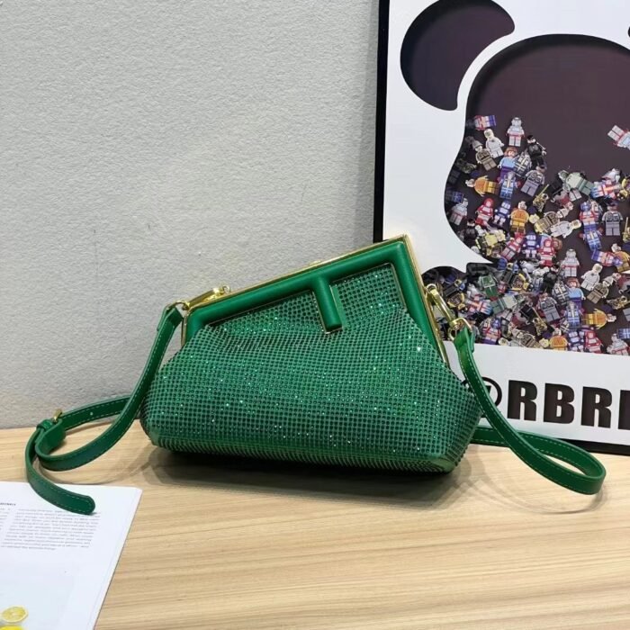 Sac incrusté de diamants, nouvelle version coréenne pour femme du sac à clip rétro de la mode, tenant une étoile de la tendance à une épaule avec la même apparence, sac pour femme - Image 4